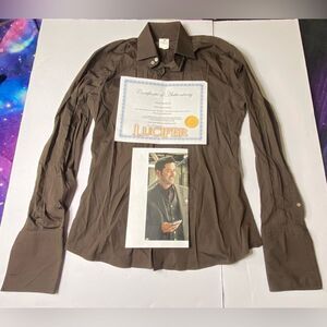 Tom Ellis Lucifer Screen-Worn Shirt + COA & Scene Photo | Di Stefano | Season 5